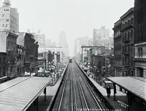 Elevated Railway in Manhattan