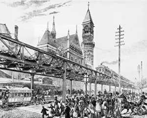 Elevated Train On Sixth Avenue