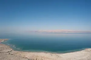Negev Prints: Elevated view of the Dead Sea, Israeli side