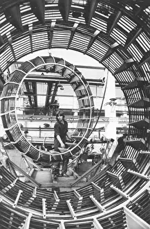 Factories Prints: Elevator of a potato collector