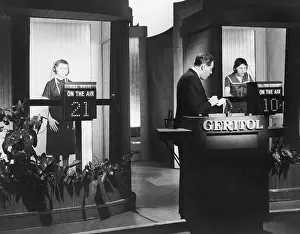 Television Still Prints: Elfrida Van Nardroff on Twenty-One Game Show