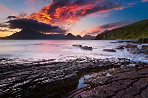 Michael Breitung Landscape Photography Collection: Elgols Fire - Isle of Skye