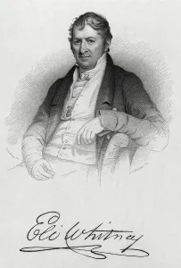 Cotton Gin Prints: Eli Whitney Engraving