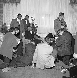 Bodyguard Prints: Elijah Muhammad With Bodyguards