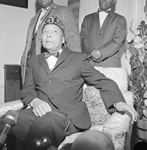 Arrogance Prints: Elijah Muhammad Speaking to Press