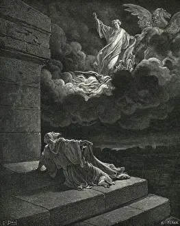 Elijah Being Taken up to Heaven in Chariot of Fire