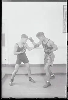 Practice Prints: Elino Flores Sparring with Pancho Villa