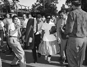 Little Rock Prints: Elizabeth Eckford Surrounded by Journalists
