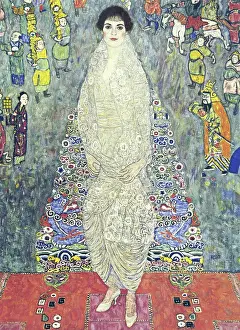 Klimt Prints: Elizabeth Lederer in Chinese Dragon Robe