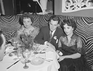 Elizabeth Taylor with Conrad Hilton Jr