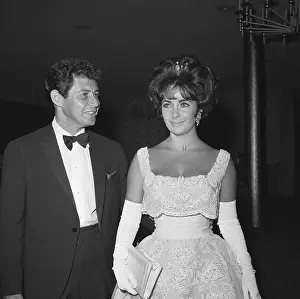 Elizabeth Taylor and Eddie Fisher in Formal Attire