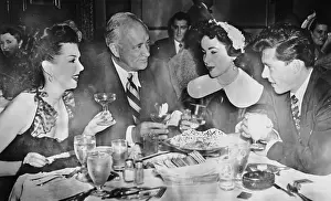 Elizabeth Taylor with Husband and Notables