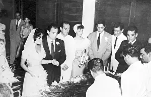 Elizabeth Taylor and Mike Todd Wedding