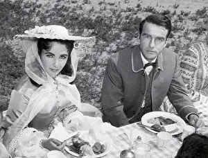 Elizabeth Taylor and Montgomery Clift