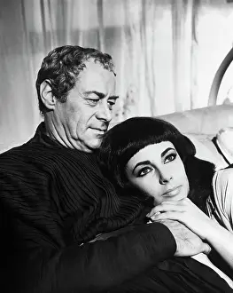 Cleopatra Prints: Elizabeth Taylor and Rex Harrison in Cleopatra