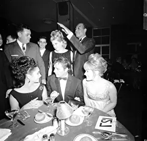 Elizabeth Taylor and Richard Burton at Hamlet Premiere Afterparty