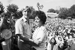 Warner Prints: Elizabeth Taylor and Senator John Warner