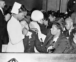Baltimore Prints: Ella Fitzgerald Comforting Chick Webb's Widow
