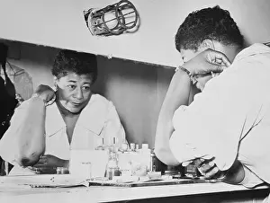 Ella Fitzgerald at her Dressing Room Vanity