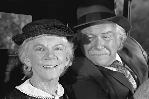 Ellen Corby and Will Geer Smiling