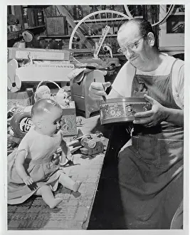 Generosity Prints: Elliott Hayden Repairing Toys