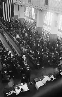 Hall Prints: Ellis Island Registration Hall
