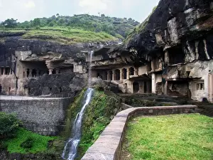 Maharashtra Prints: Ellora caves
