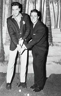 Elvis Getting Golf Lessons from Gary Player