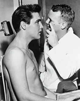 Memphis Prints: Elvis Getting Military Physical