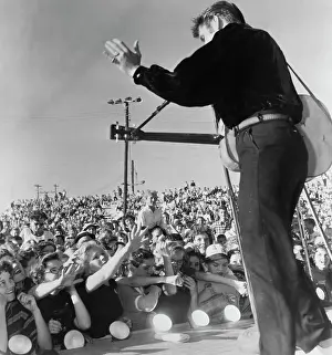 Jeans Prints: Elvis Performing for His Hometown Crowd