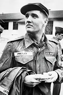 Private Prints: Elvis Presley In Army Uniform