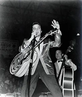 Elvis Presley and Bill Black