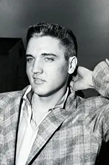 Hairdressing Prints: Elvis Presley With Close Crew-Cut