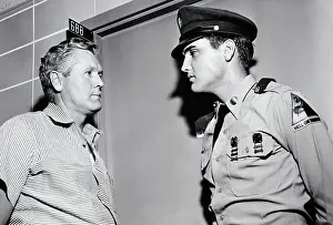 Memphis Prints: Elvis Presley And His Father At Hospital