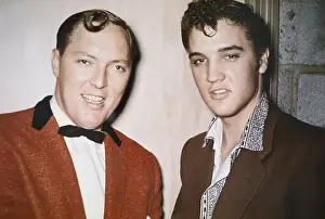 Elvis Presley with Bill Haley