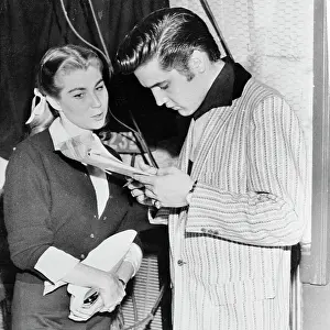 Elvis Presley with Judy Powell Spreckels