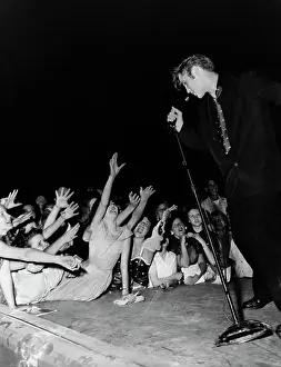Audio Recording Prints: Elvis Presley Performing