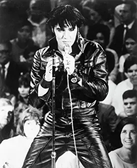 Elvis Presley Performing in Comeback Special