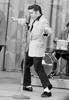 Elvis Presley Performing on The Milton Berle Show