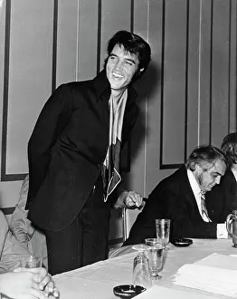 Elvis Presley At Press Conference