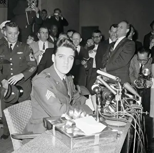 Elvis Presley During Press Conference