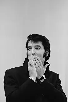 Elvis Presley At A Press Conference
