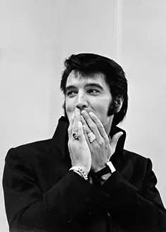 Elvis Presley At A Press Conference