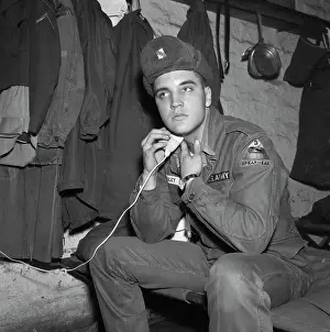 Shaving Prints: Elvis Presley Shaving