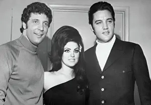 Jersey Prints: Elvis and Priscilla Presley with Tom Jones