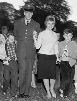 Private Prints: Elvis Walking With Girl, Holding Hand