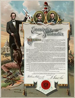 American Civil War (1860-1865) Gallery: The Emancipation Proclamation