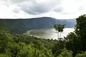 Embakai Crater, volcano, Ngorongoro Conservation Area, Tanzania, Africa