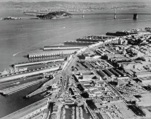 Huty31921 Prints: Embarcadero Aerial View