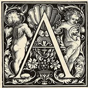 An Embellished Letter A